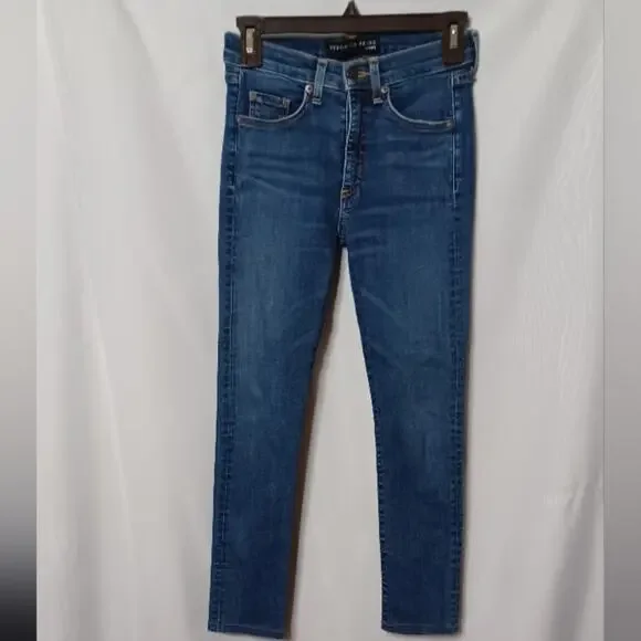 VERONICA BEARD Kate 10" Crop Stretch Jeans. Size 24 - Picture 3 of 16